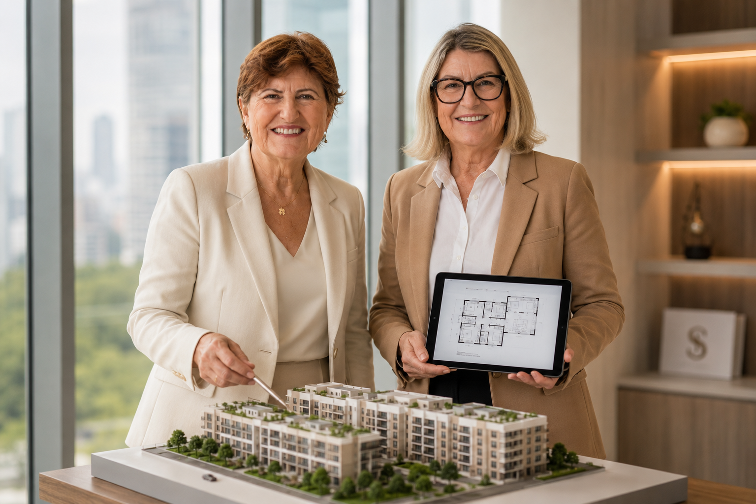 Solange e Silvia, fundadoras da SS Consultoras e Corretoras